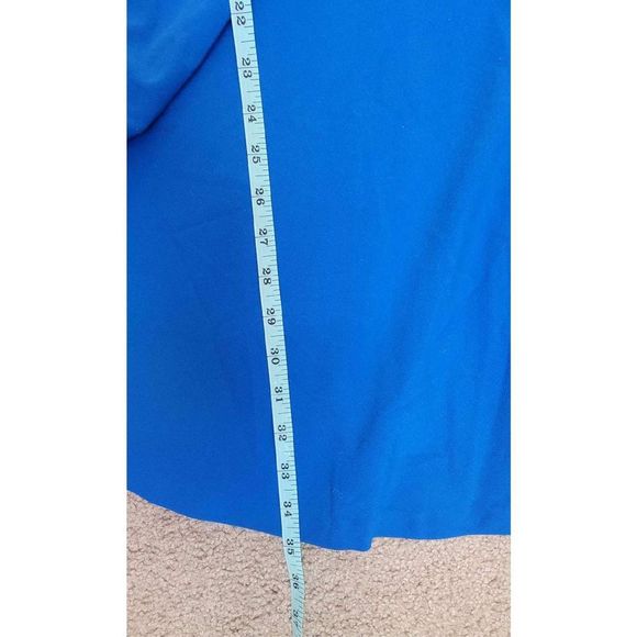 Diane Von Furstenberg Dress Mini Women’s 6 Blue Delyse Zipper Back - Picture 14 of 14